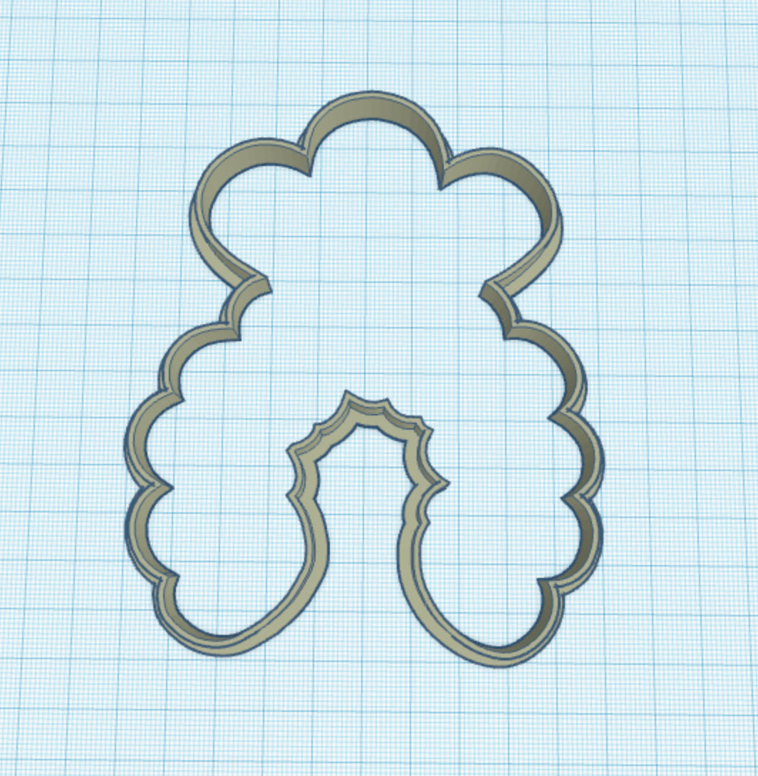 Turquoise Blossom Cookie Cutter **3D FILE ONLY**