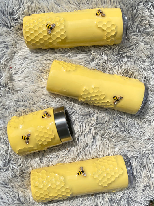 3D Bee Tumbler