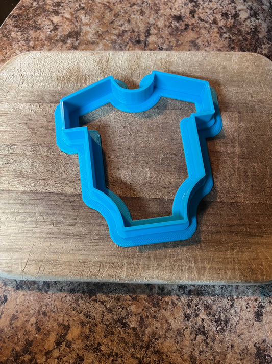 Onsie cookie cutter