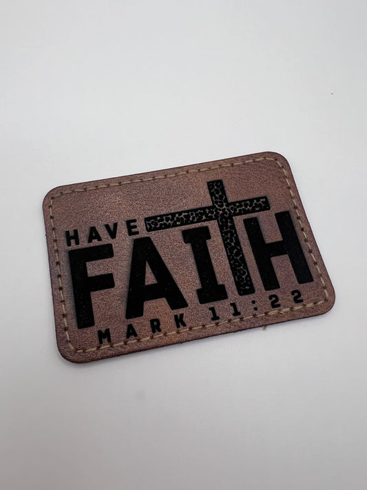 Have Faith Hat Patch