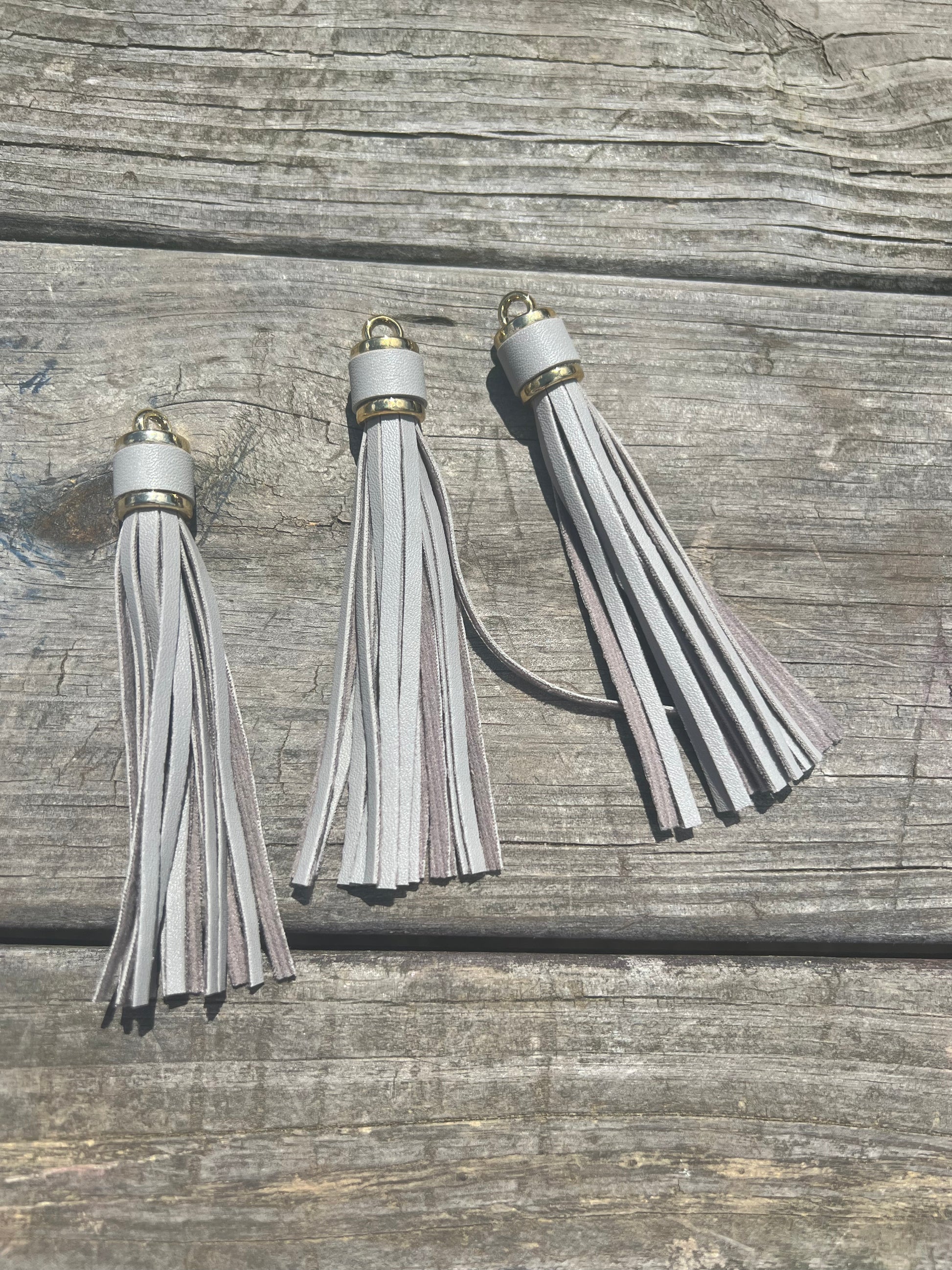 Grey Tassel - Candrilli Craft Co