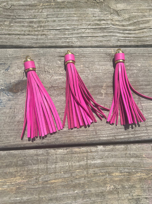 Hot Pink Tassel - Candrilli Craft Co