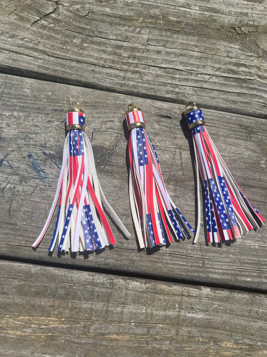 American Flag Tassel - Candrilli Craft Co