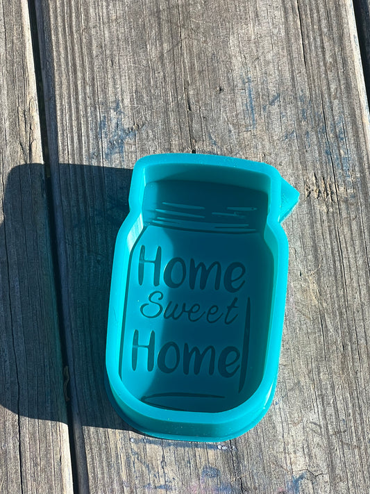 Home Sweet Home Jar Mold - Candrilli Craft Co