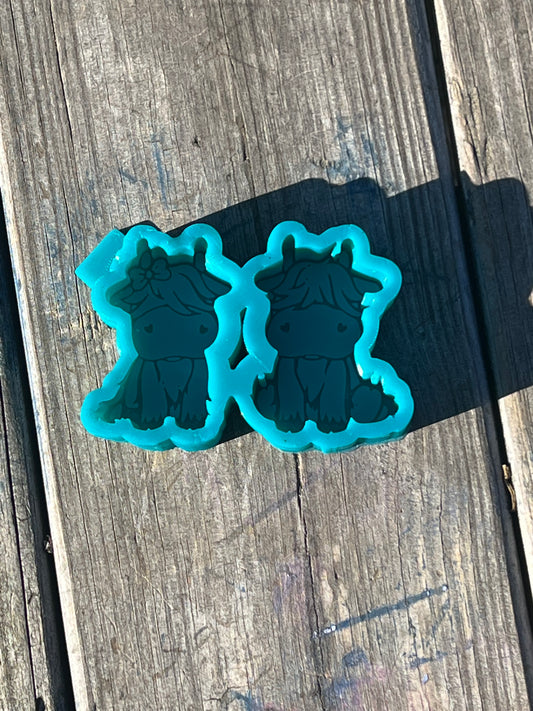 Cow Couple Mold - Candrilli Craft Co